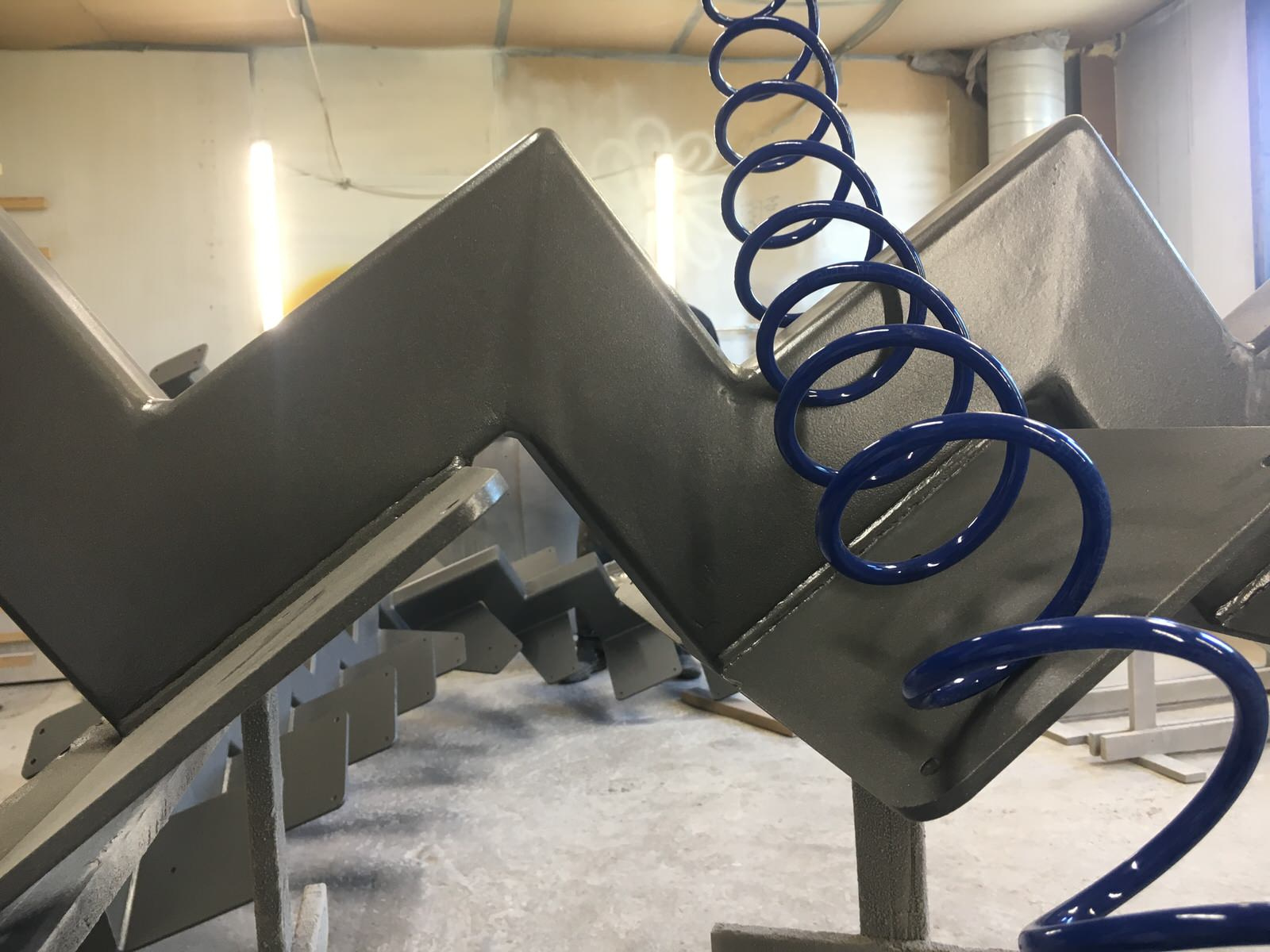 Металлокаркас и рабочие моменты