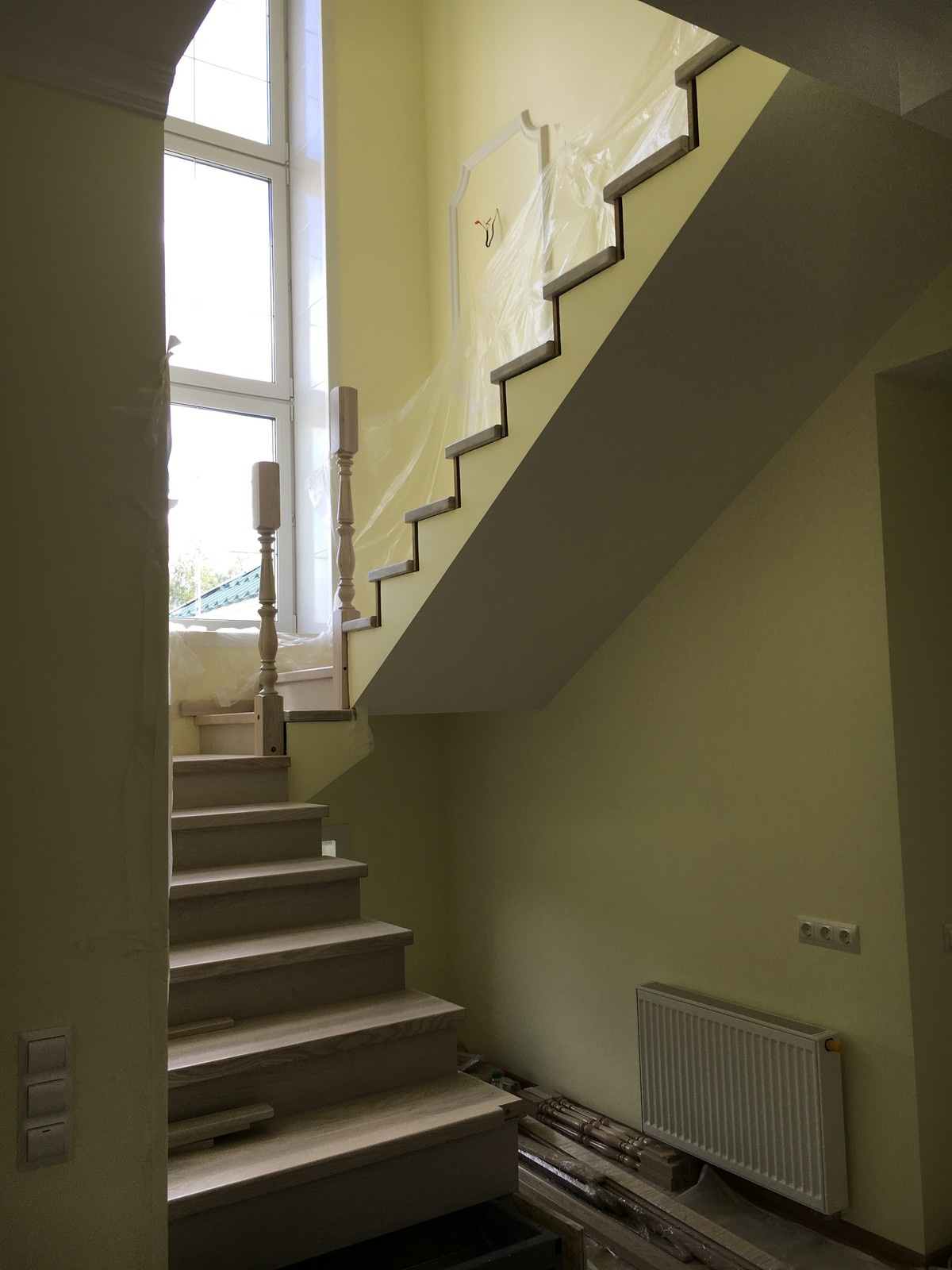 Металлокаркас и рабочие моменты