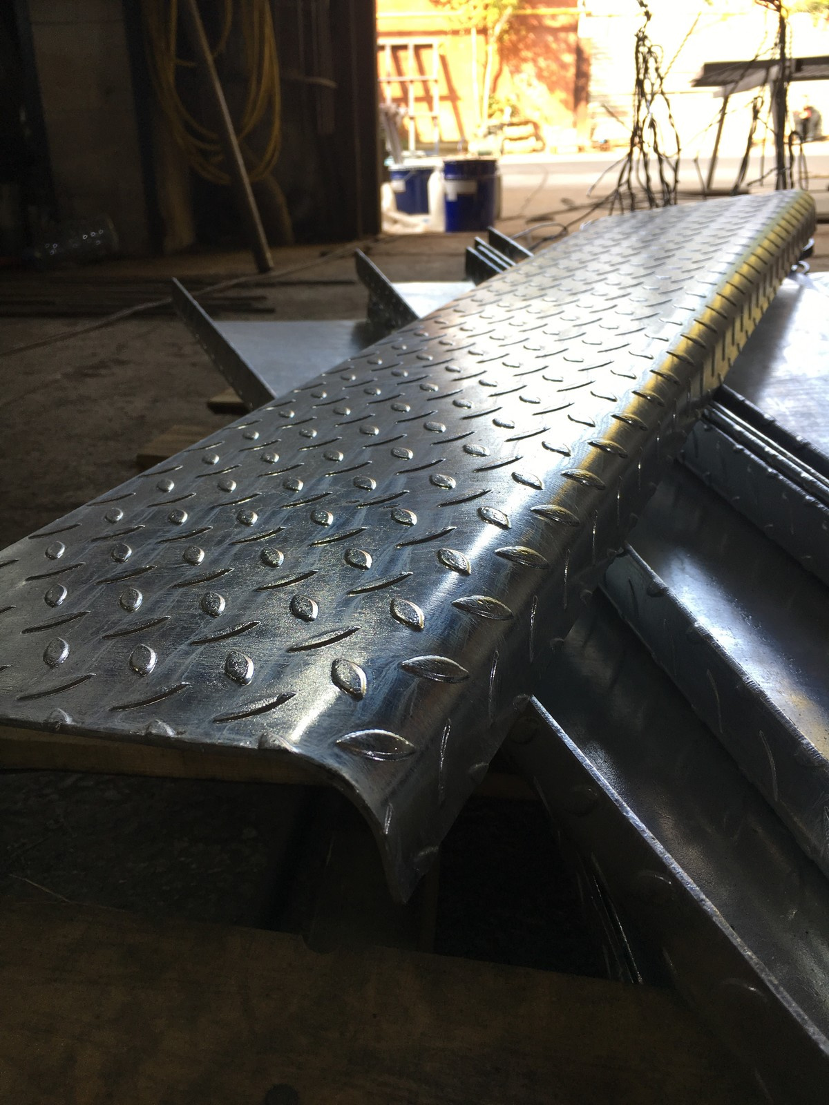 Металлокаркас и рабочие моменты