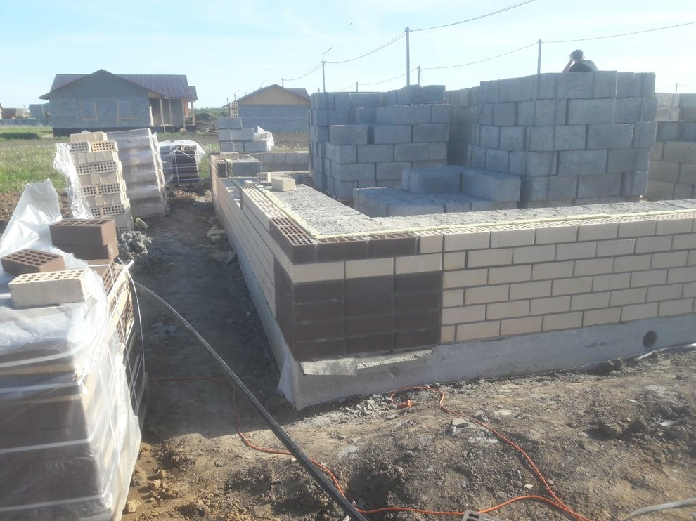 Дом из керамзитобетонного блока