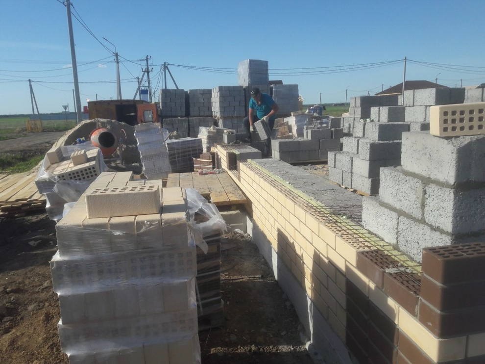 Дом из керамзитобетонного блока