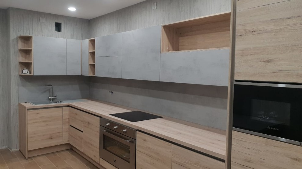 Серый бетон-дуб Sun Remo