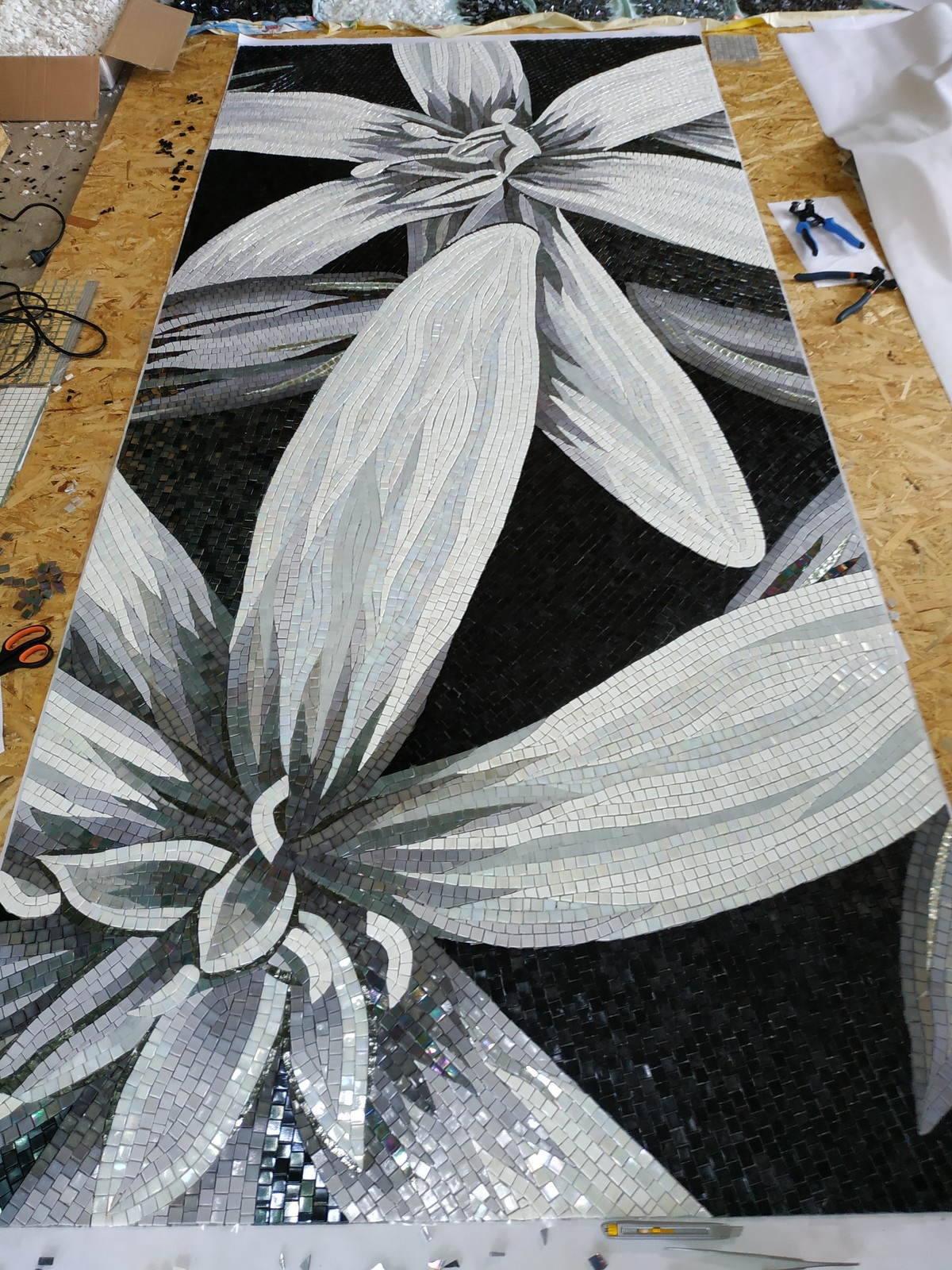 Mosaic flower