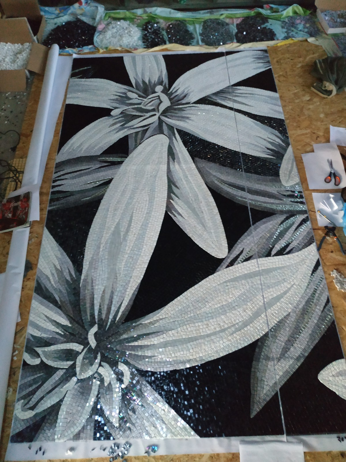 Mosaic flower