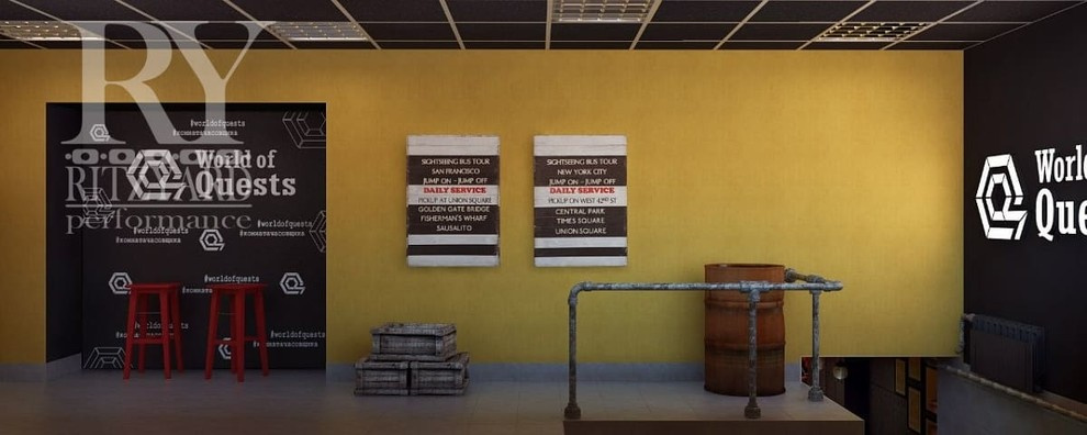 Дизайн интерьера игровой комнаты