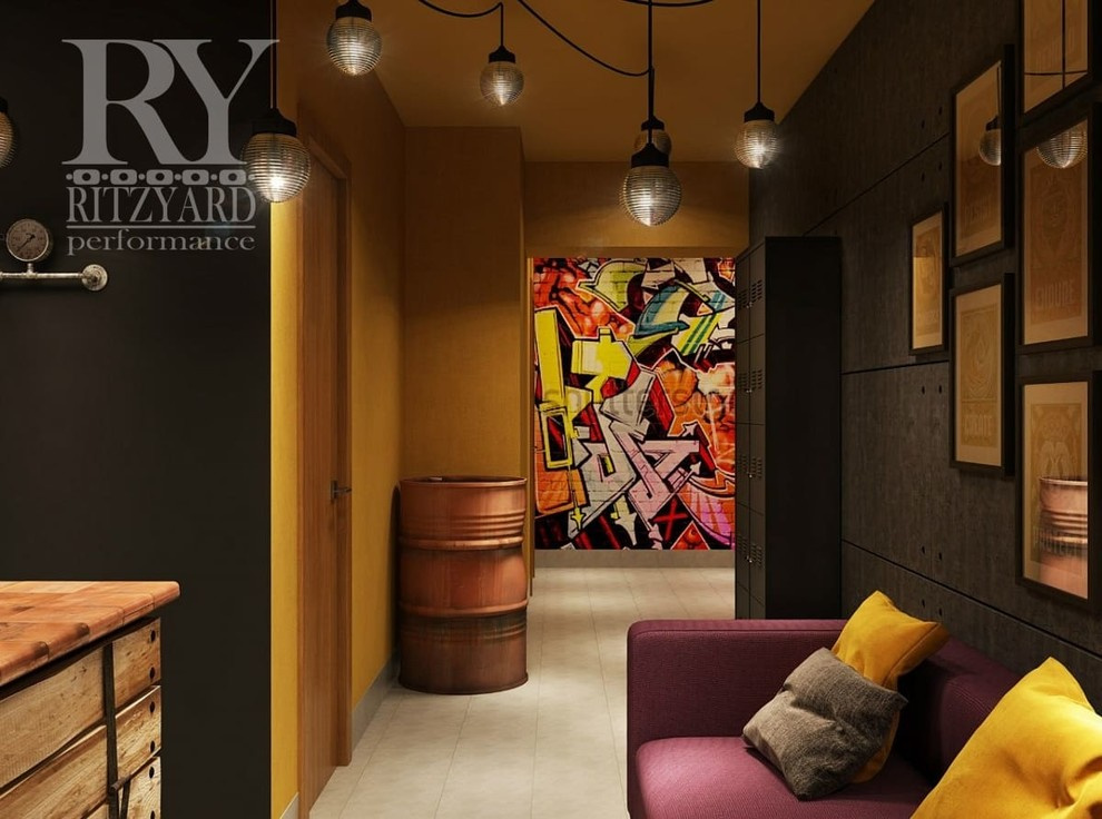 Обложка проекта: Дизайн интерьера игровой комнаты