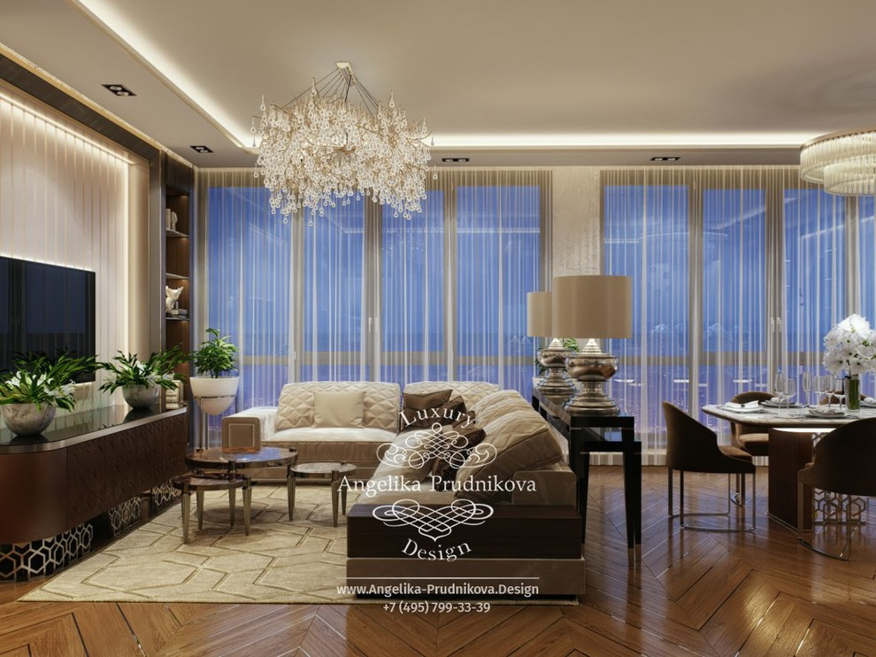 Дизайн-проект интерьера квартиры в Современном стиле в ЖК BARRIN HOUSE
