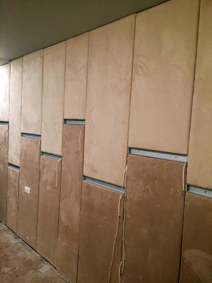 Установка закладных для декоративного освещения