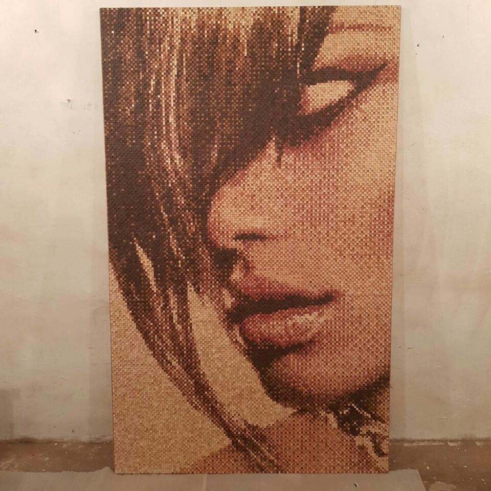 отделка стен 3D мозаикой