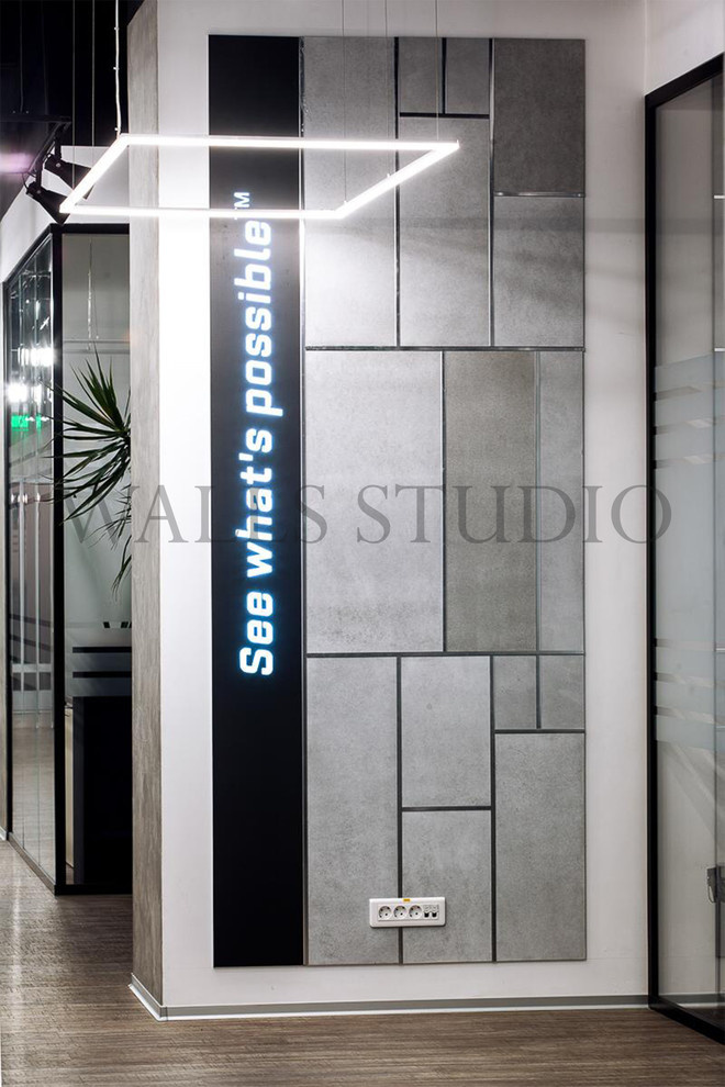 Декоративное панно в зоне ресепшн, Завод Гардиан