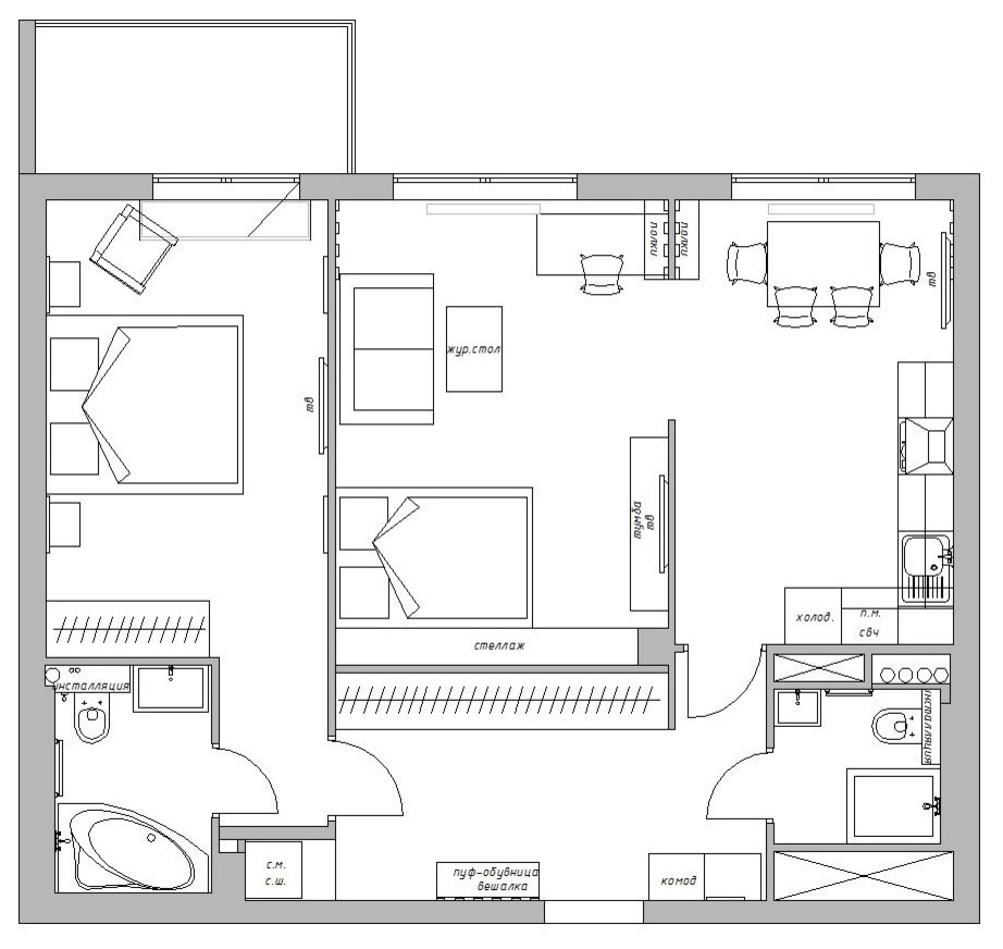 Квартира на Малом пр. В.О.