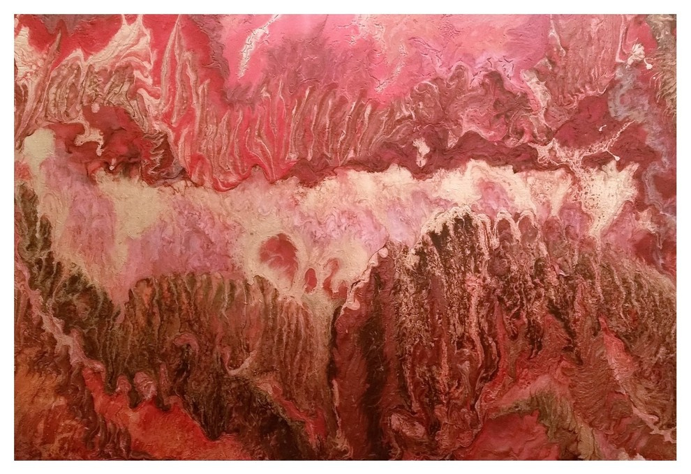 Картины и панно в технике FluidArt