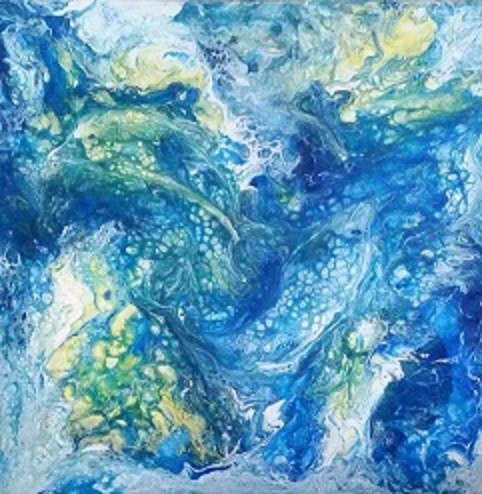 Картины и панно в технике FluidArt