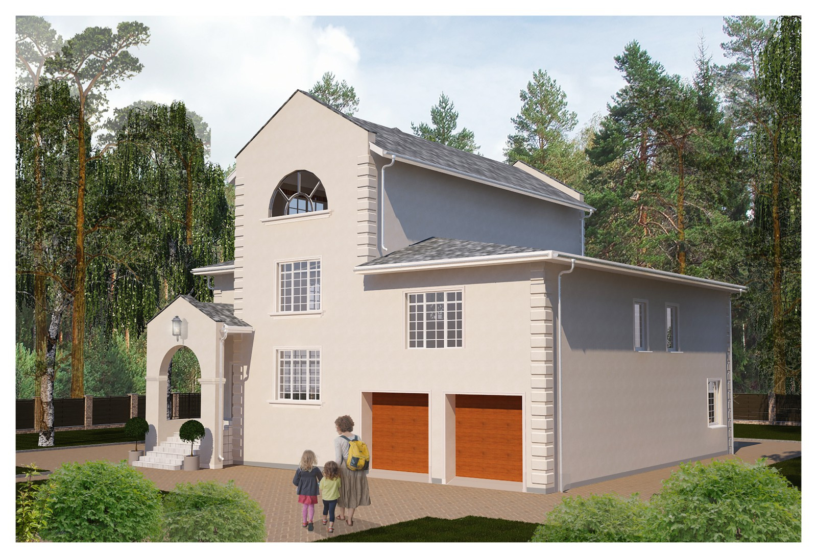 Фасад в современном стиле