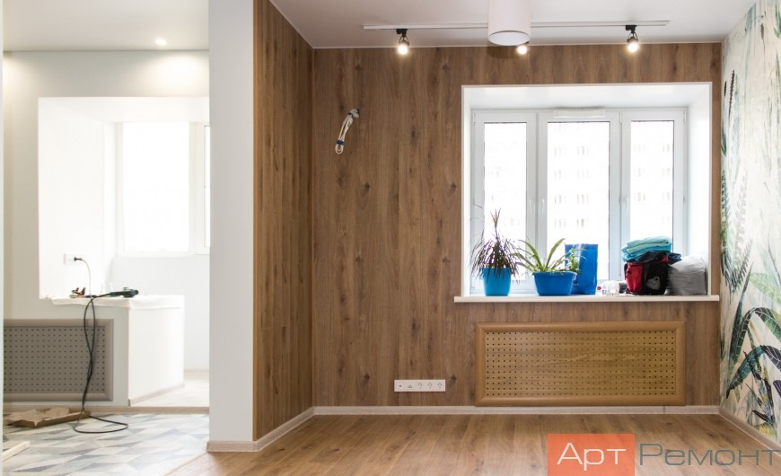 Дизайн и ремонт трехкомнатной квартиры м. Рассказовка