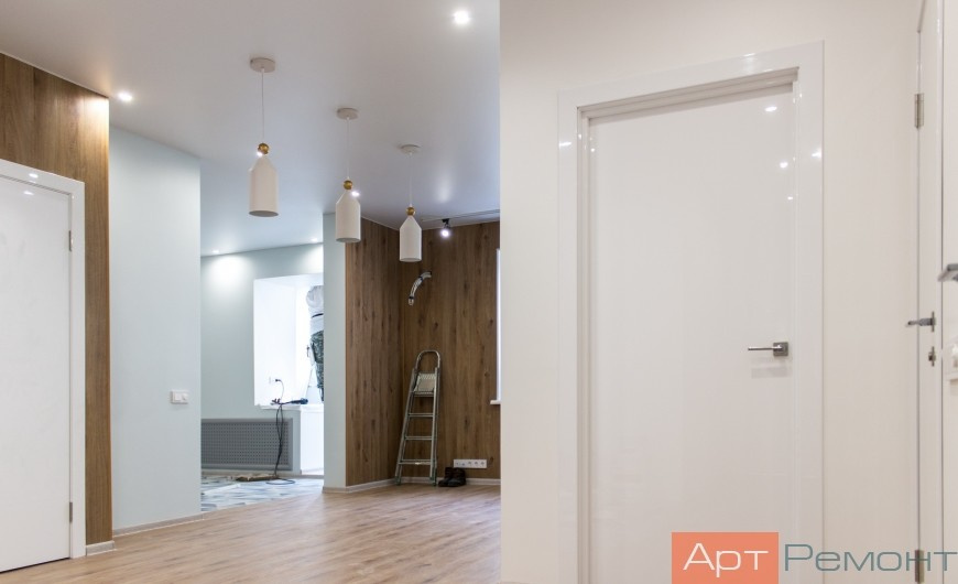 Дизайн и ремонт трехкомнатной квартиры м. Рассказовка