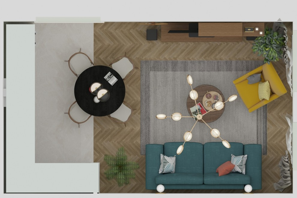 Дизайн-проект гостиной