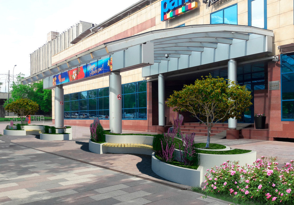 Дизайн входной группы отеля PARK INN