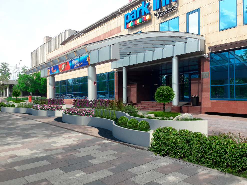 Дизайн входной группы отеля PARK INN