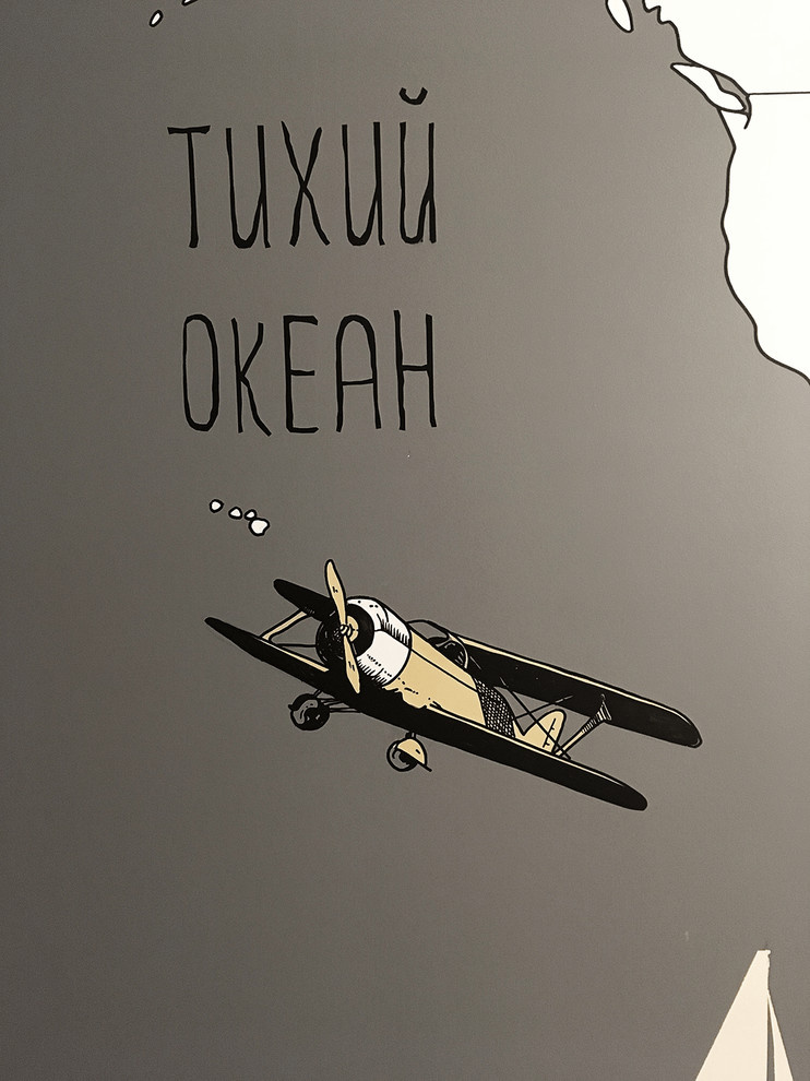 Роспись карта в детской