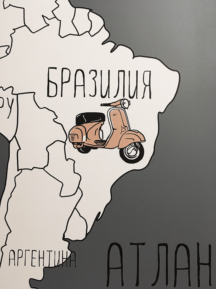 Обложка проекта: Роспись карта в детской