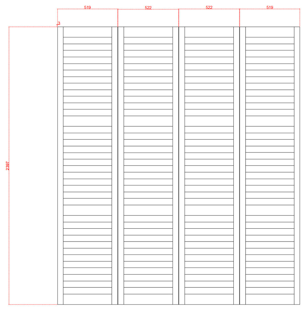 Межкомнатные жалюзийные двери для Елены