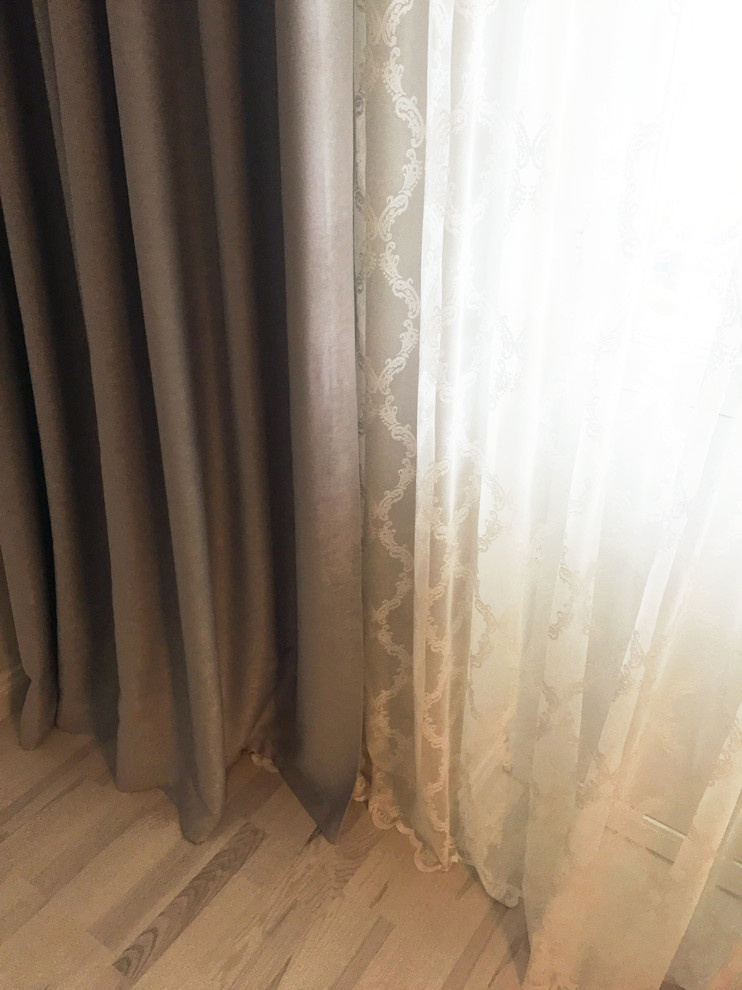 Текстильное оформление квартиры На Мичуринском проспекте