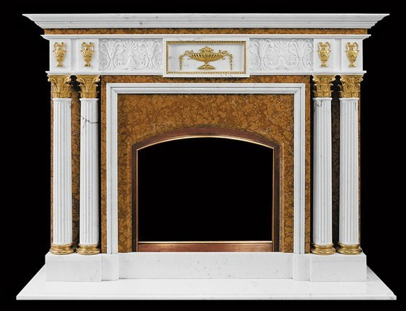 камины из камня и металла