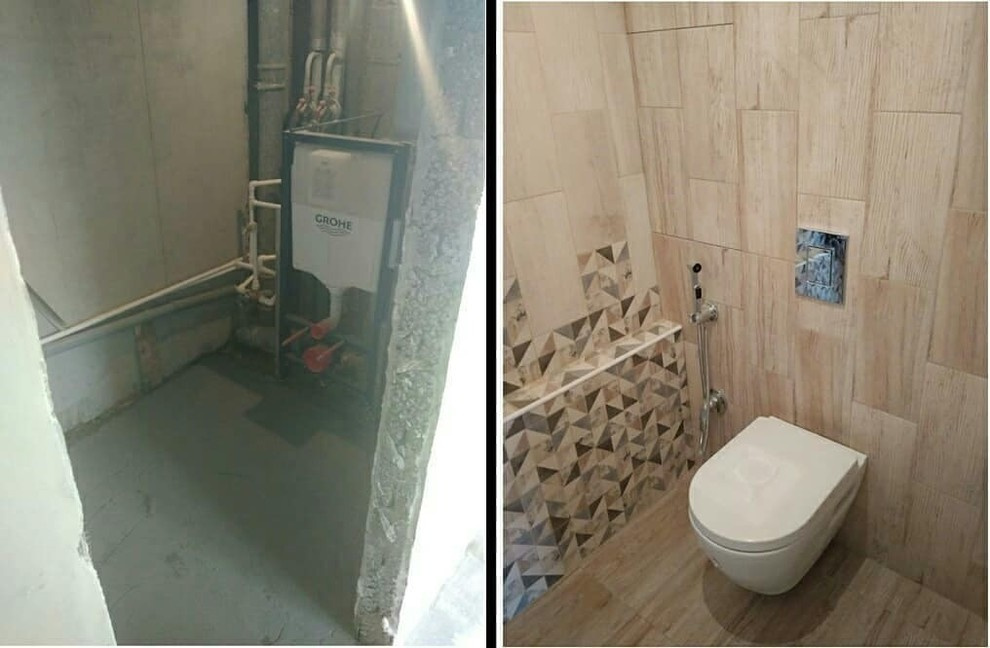 - Ремонт ванной комнаты, услуги сантехника, замена труб.