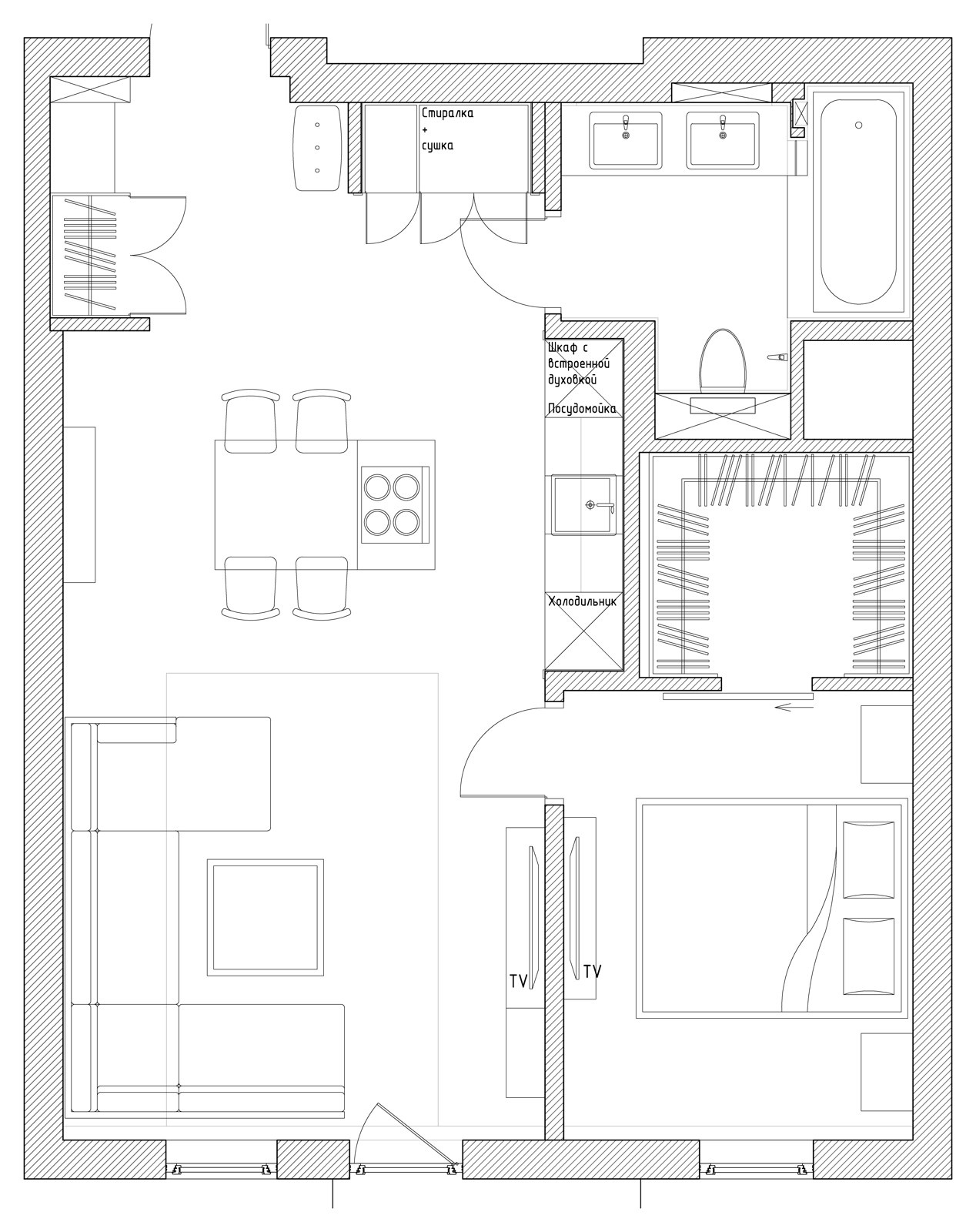 Квартира успешного мужчины на Таганке