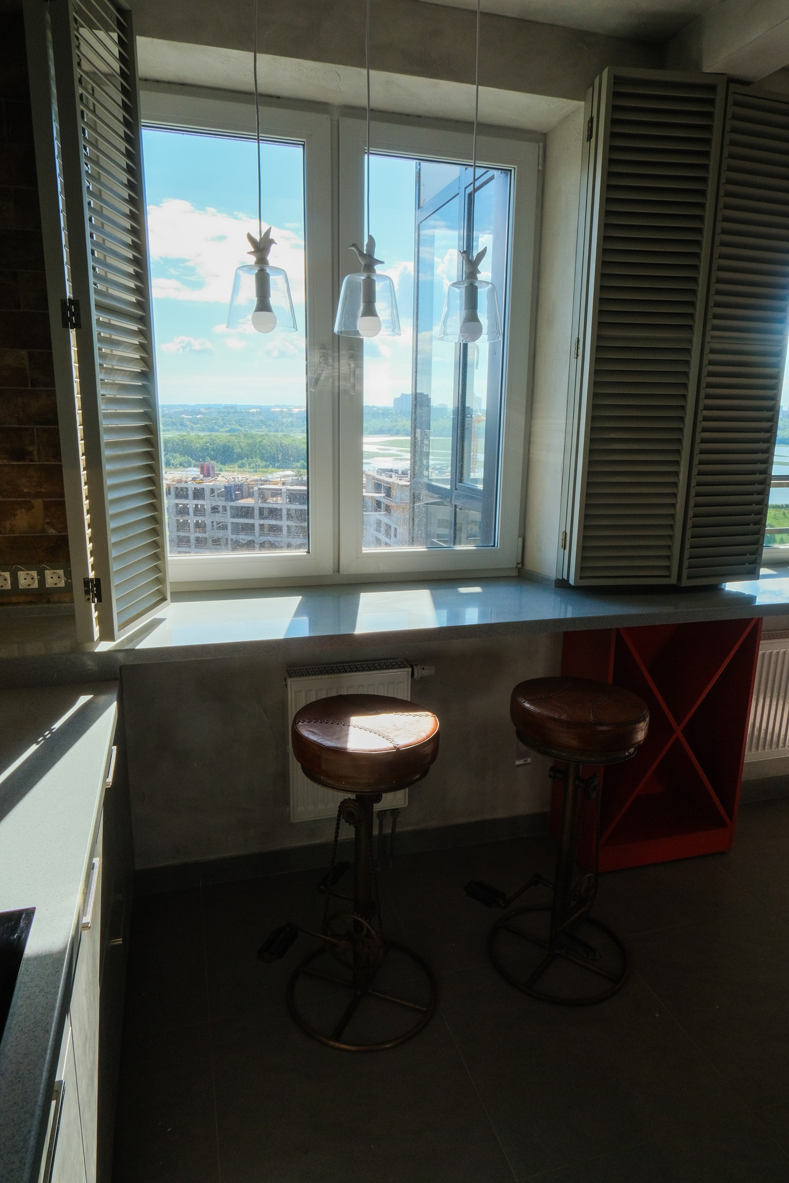 Небольшая квартира в стиле эко лофт