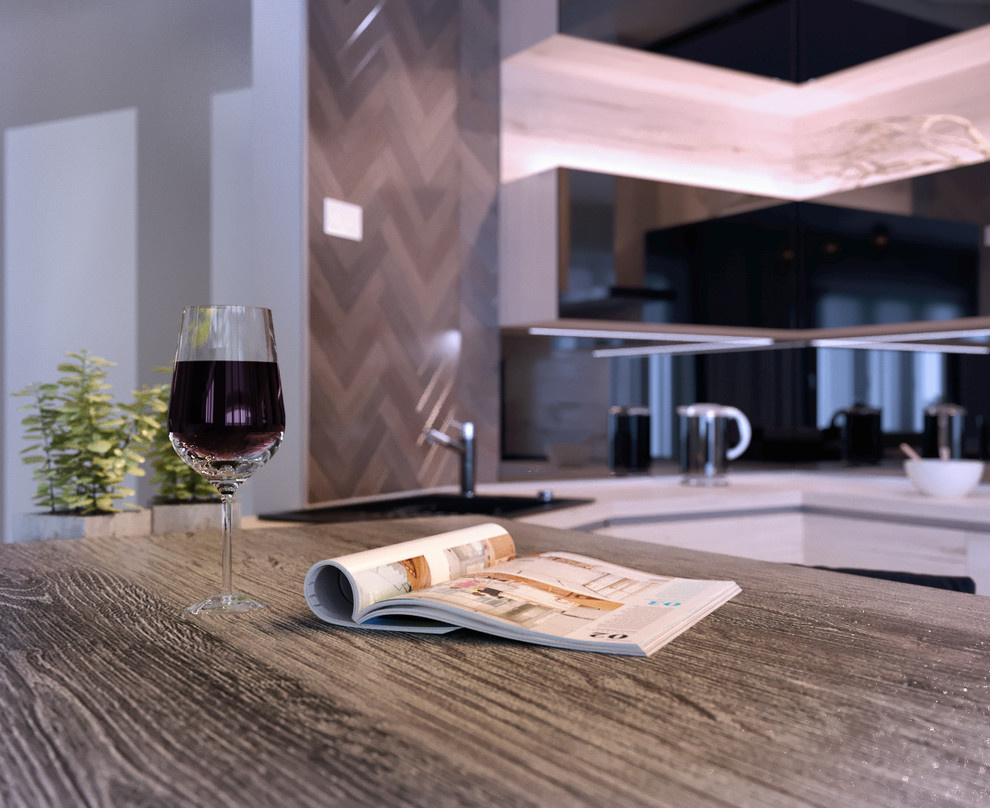 Дизайн-проект дома площадью 185м² в г. Москва для семьи из трех человек.