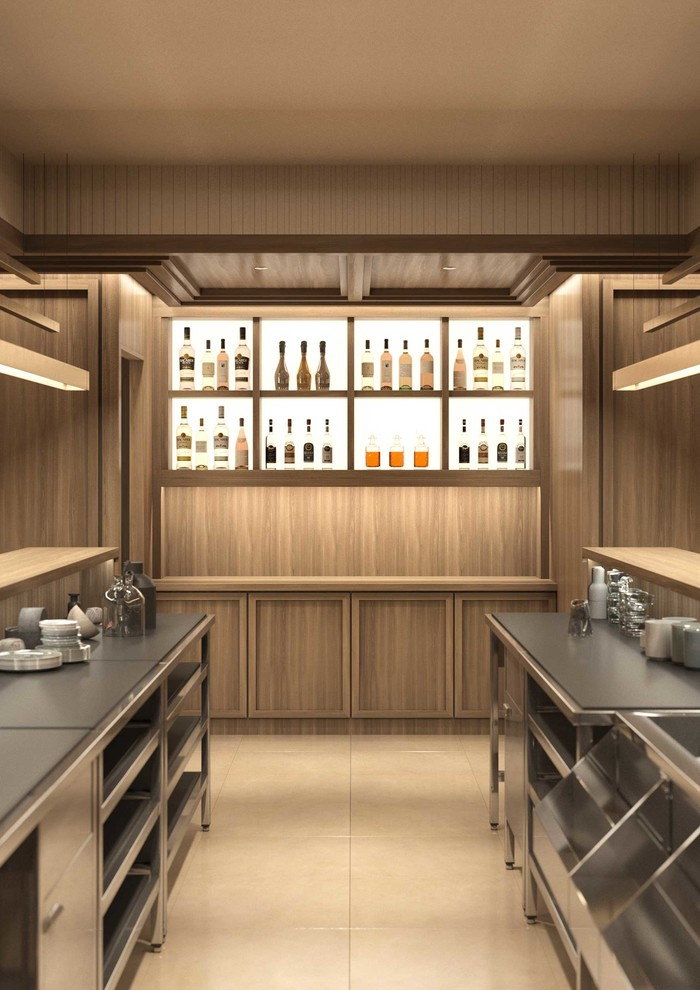 Бар Speak Easy с семиметровой барной стойкой