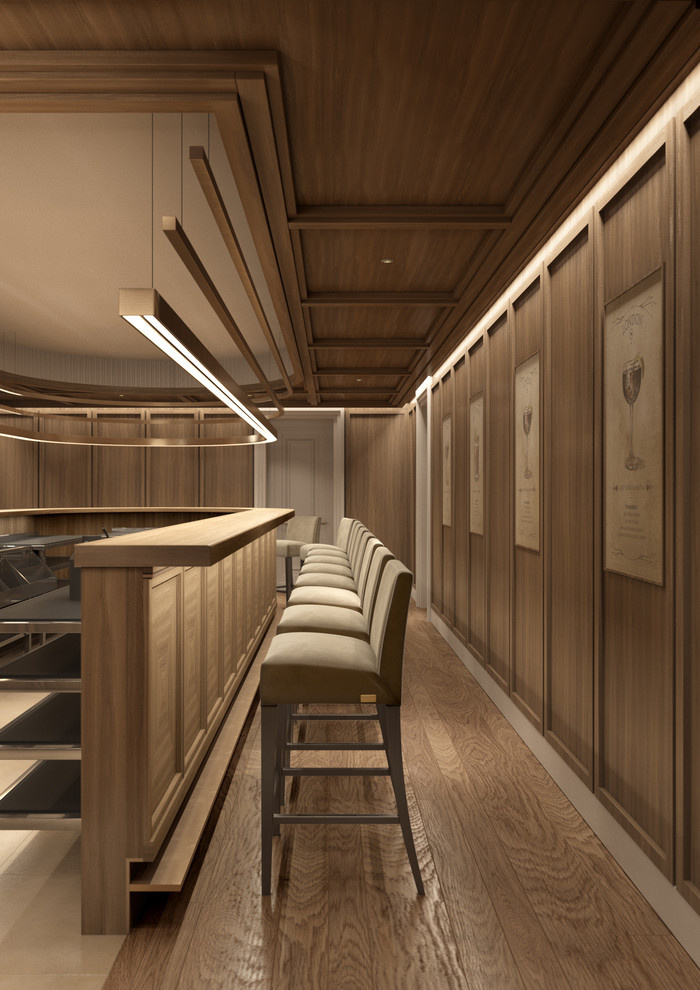 Бар Speak Easy с семиметровой барной стойкой