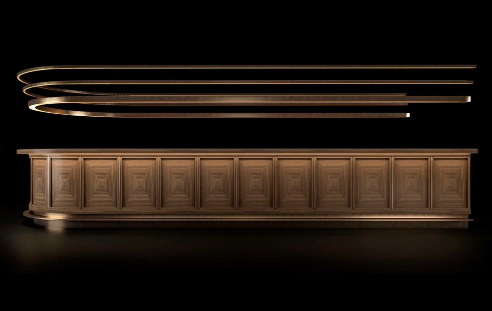 Бар Speak Easy с семиметровой барной стойкой