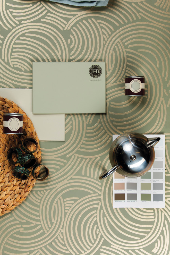 Farrow&Ball Metallic Wallpapers at Manders