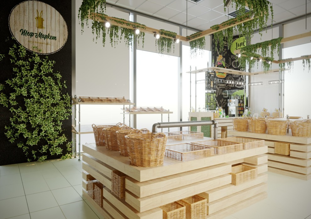 Дизайн-проект отдела фруктов и овощей в магазине формата «Минимаркет» площадью 2