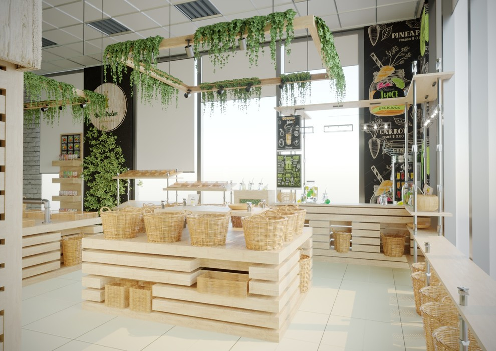 Дизайн-проект отдела фруктов и овощей в магазине формата «Минимаркет» площадью 2