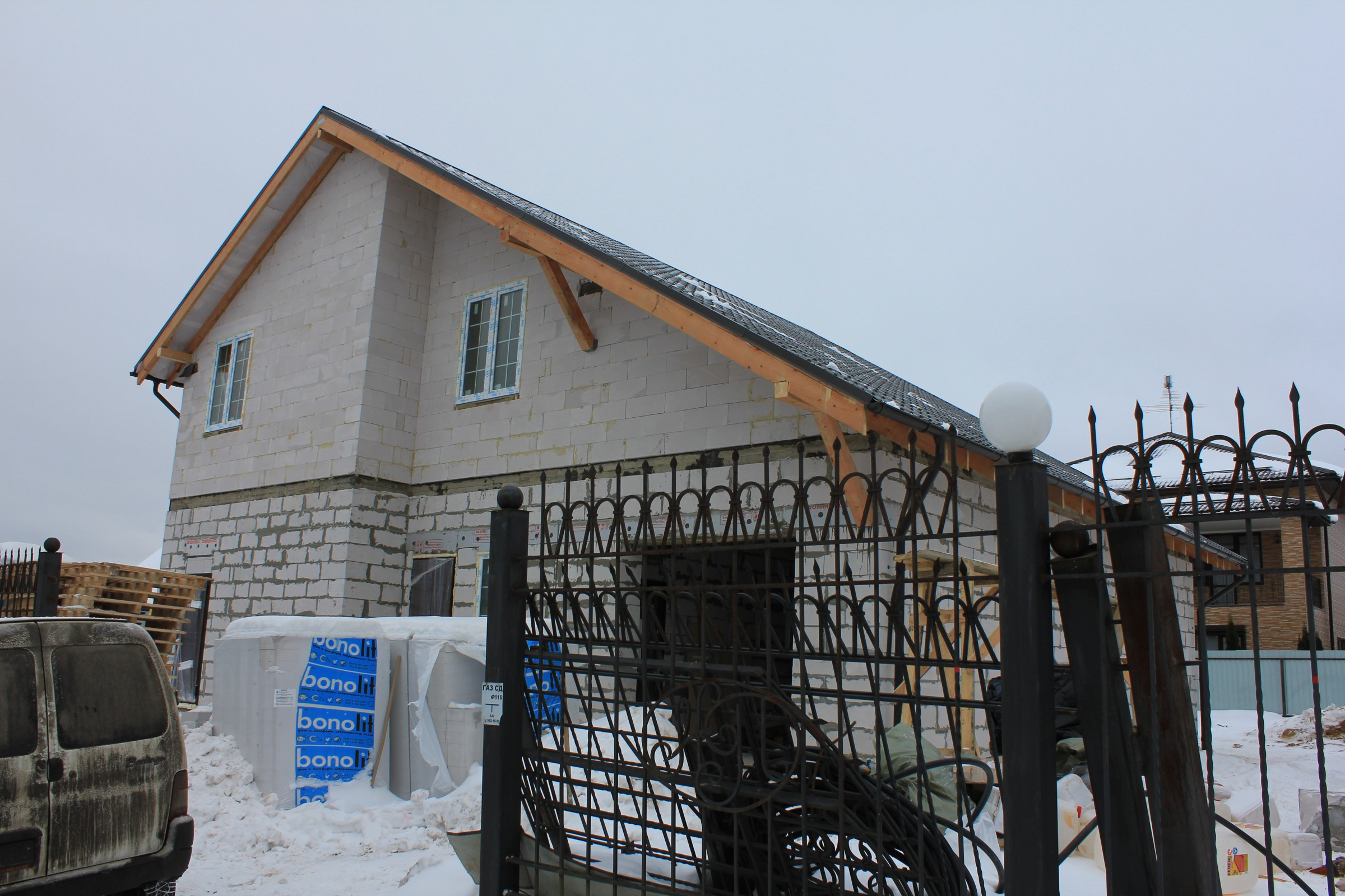 Дом из газобетонапод Дмитровом