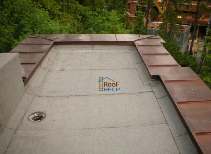 Плоская кровля и парапеты