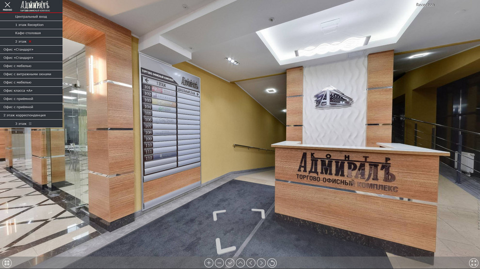 Обложка проекта: Интерьерные фотографии и Виртуальный тур по ТОК "Контр АдмиралЪ" г. Омск