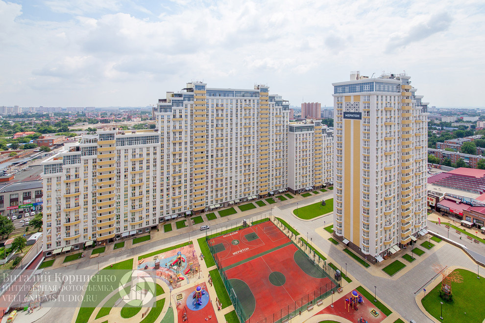 Квартира однокомнатная зеленая
