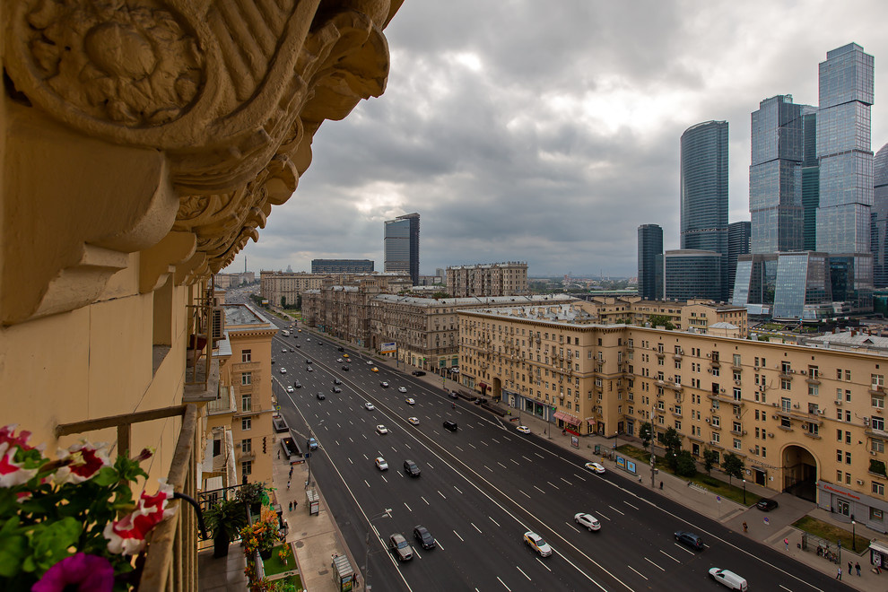 Квартира для молодой девушки с видом на Москву Сити