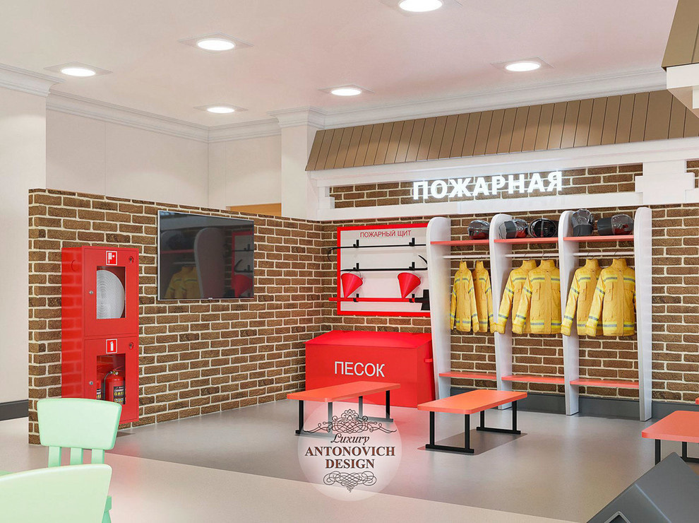 Проект общественного помещения, детская игровая комната