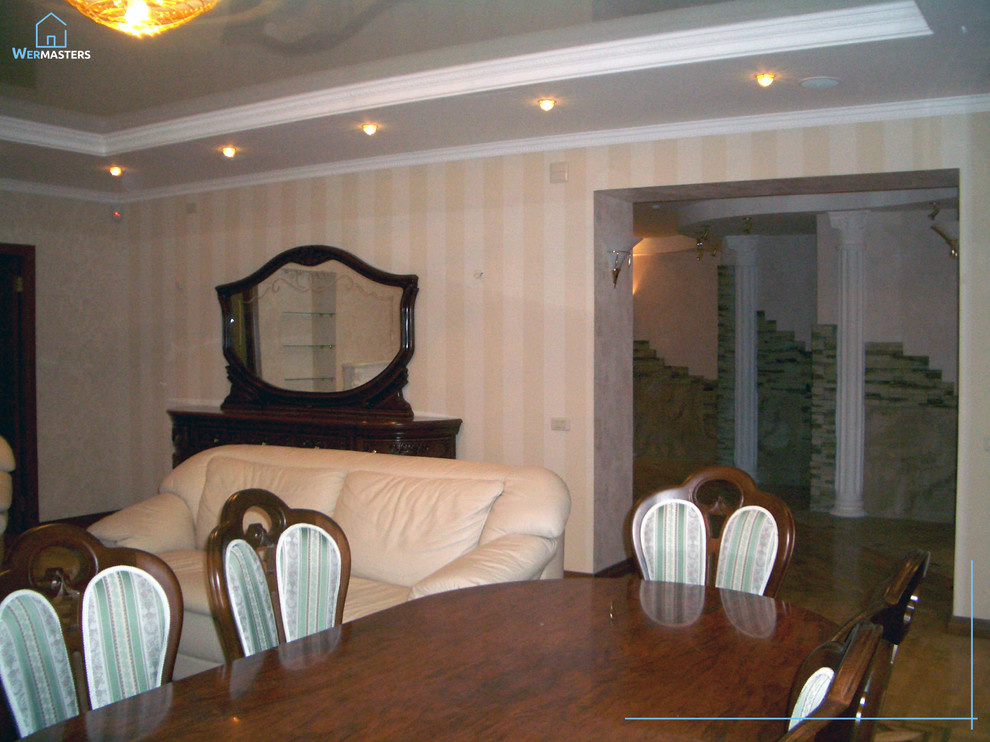 Четырехкомнатная квартира с штучным паркетом