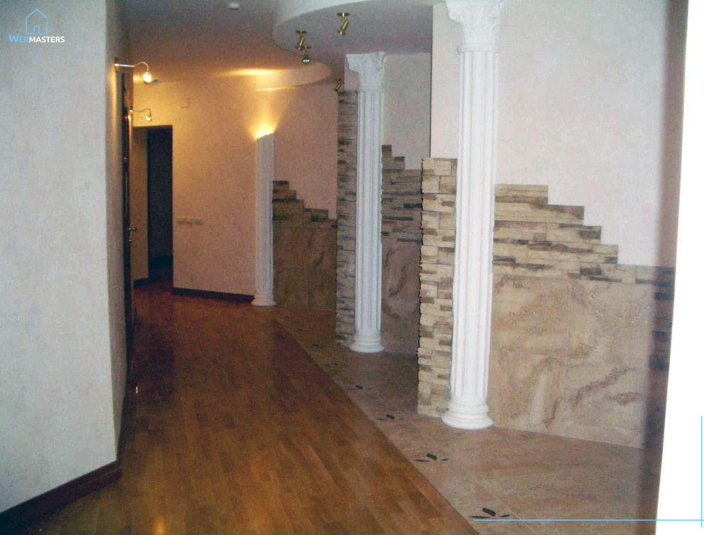 Четырехкомнатная квартира с штучным паркетом