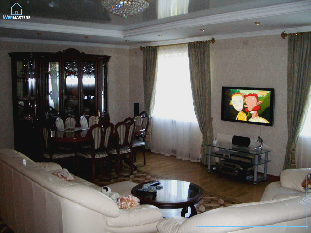 Четырехкомнатная квартира с штучным паркетом