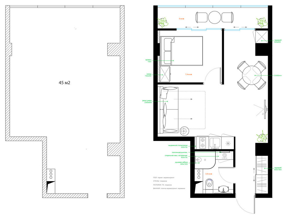 Summer seaside 1 bedroom Flat