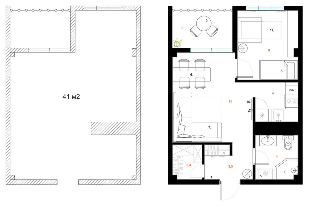Summer seaside flat for a young couple with 2 small kids