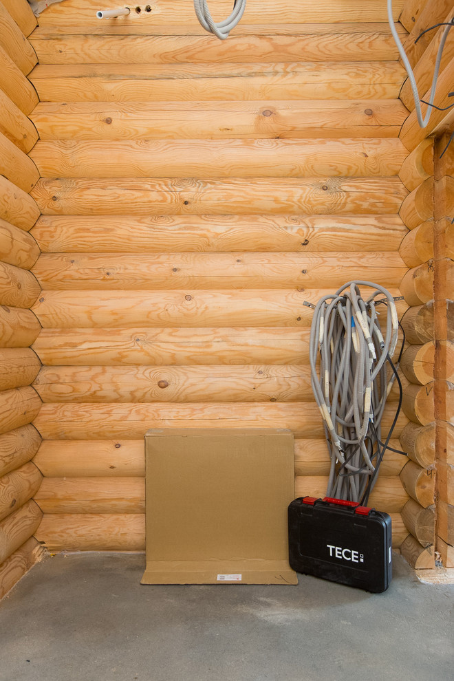 Бревенчатый дом в п. Родной